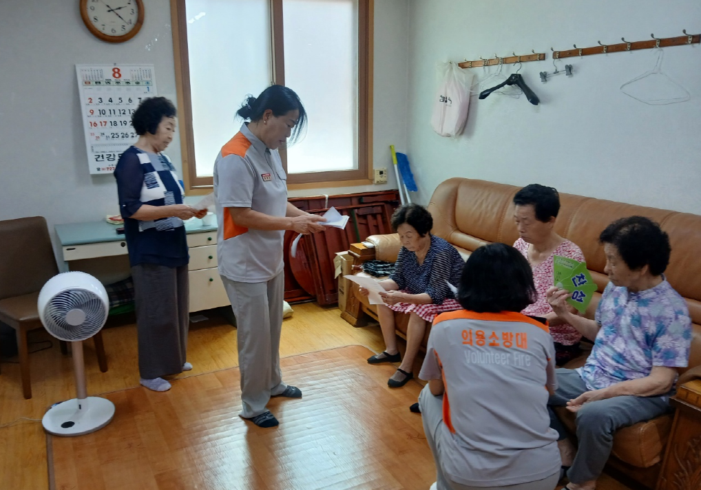 순천시 의용소방대, 폭염 안전지킴이 예방순찰 전격 확대